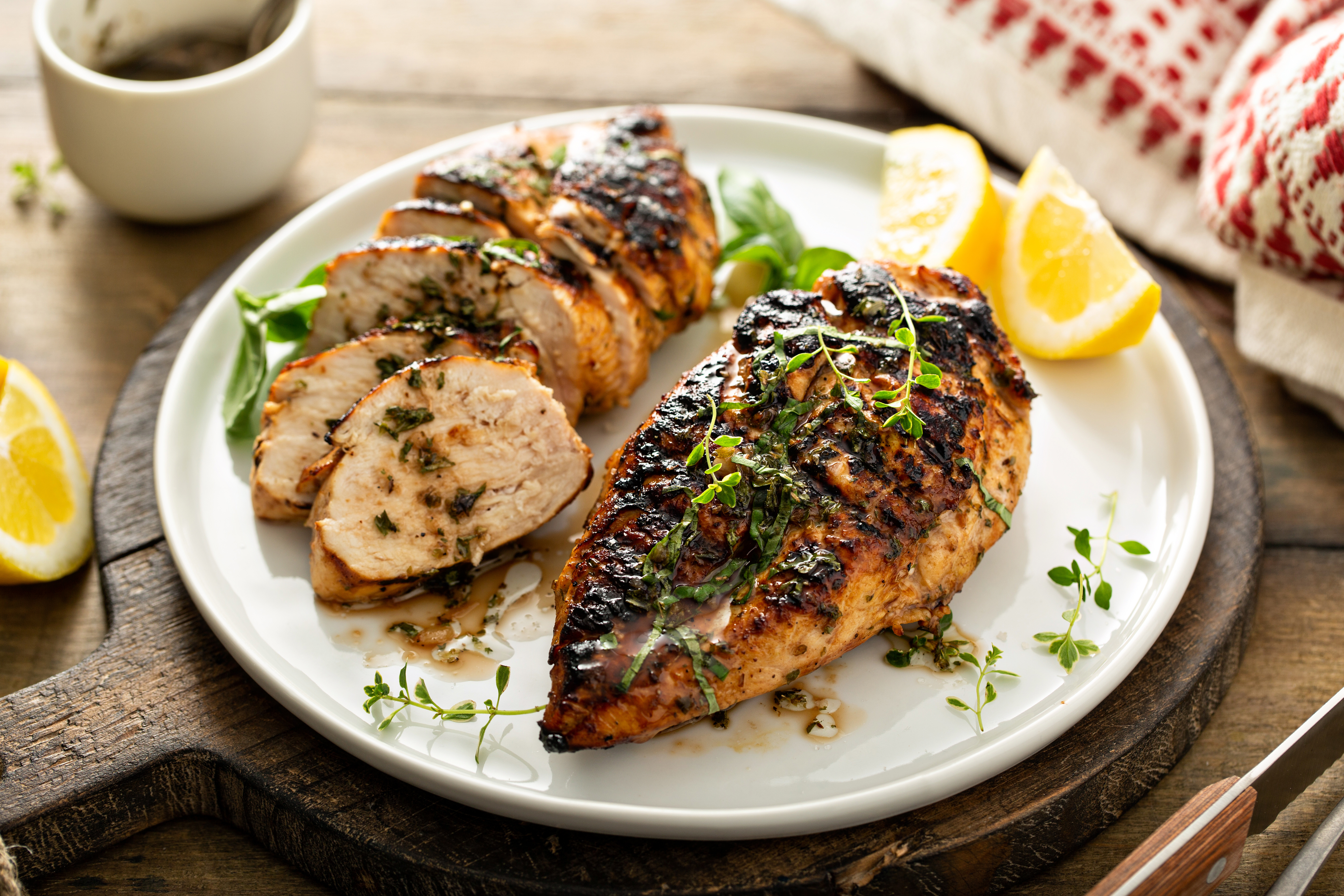 Poulet grillé aux fines herbes